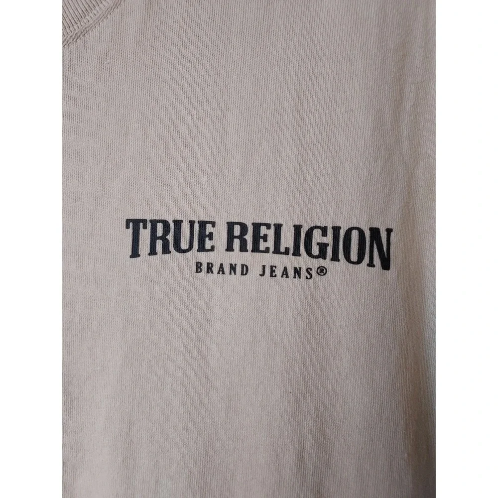 True Religion Horseshoe T Shirt Medium Cotton Crew Neck‎ Short Sleeve